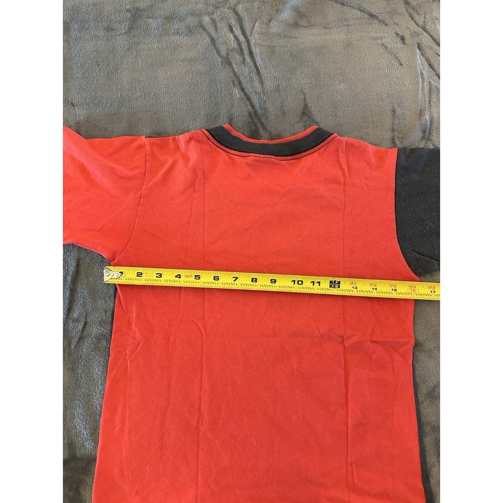 Vintage 90s NBA Chicago Bulls Color Block Kids T-Shirt Youth Medium 8 10 - Picture 3 of 7